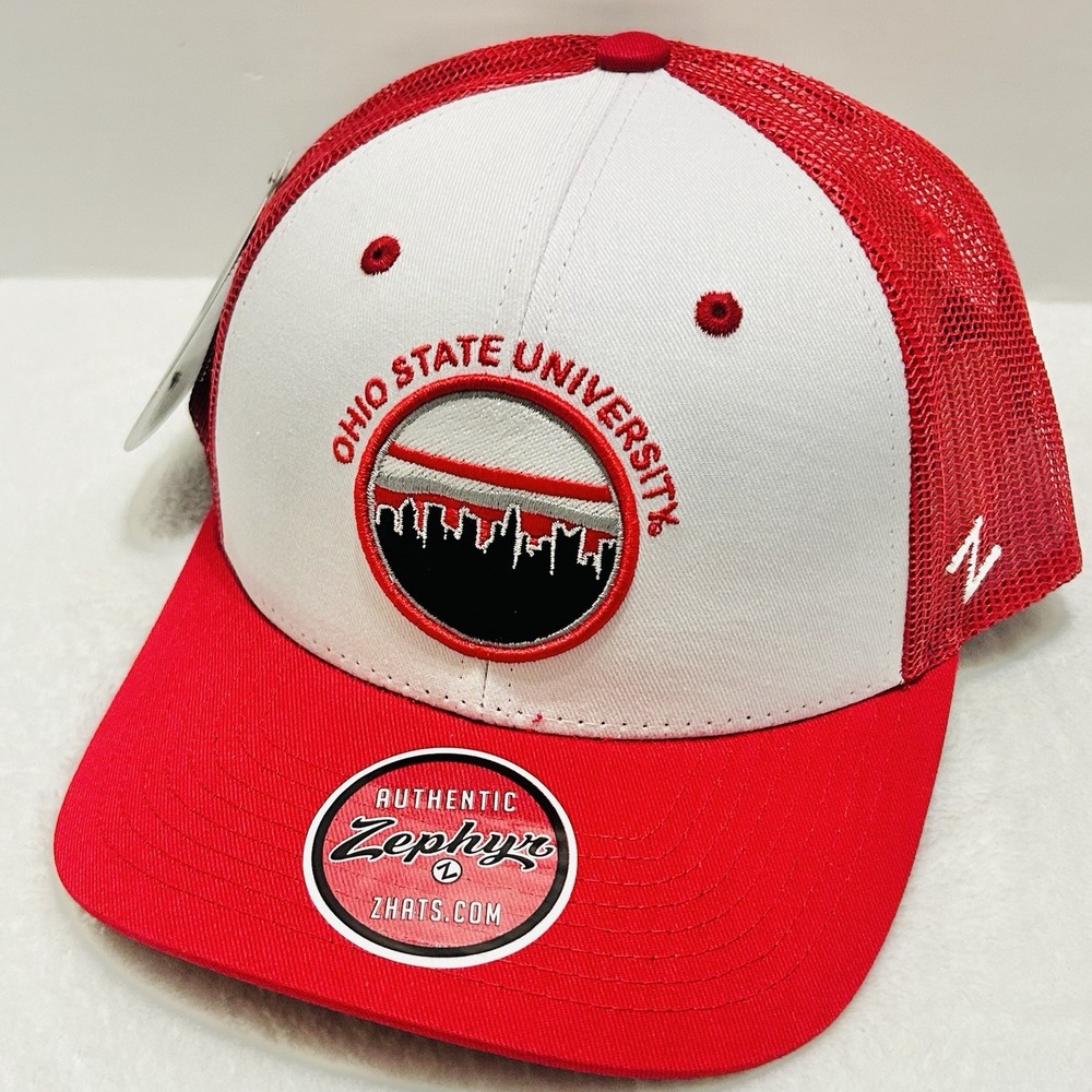 Zephyr Ohio State Buckeyes Fan Focus‎ Hat Cap Adjustable Snapback Red NCAA
